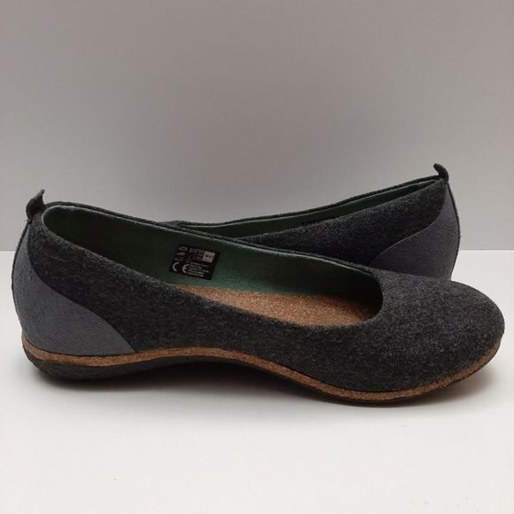 SOLE X RECORK Grace Carbon Neutral Slip-On Comfort Flat Shoes Grey Sz 6.5 - Picture 12 of 14